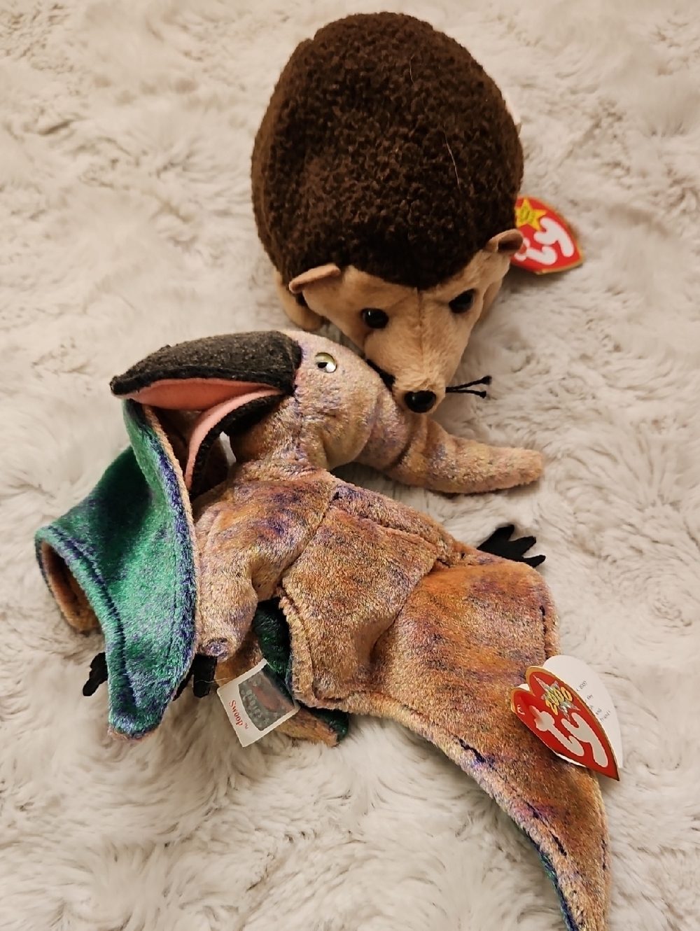 Lot Of 18 Beanie Babies almost 5 Pounds! Niles ChubbyII Snort Scoop Swoop +More - Picture 6 of 15
